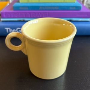 Vintage Fiesta mug - light yellow, Homer Laughlin design